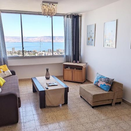 דירות טבריה 1Bdrm Apt With Panoramic View Of Sea And Mountains מראה חיצוני תמונה