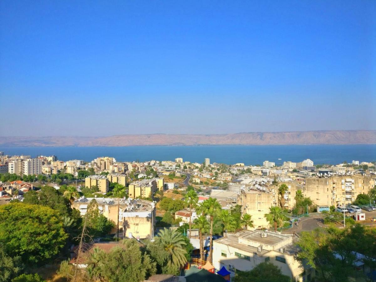 דירות טבריה 1Bdrm Apt With Panoramic View Of Sea And Mountains מראה חיצוני תמונה